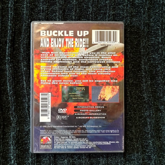 Terror in the Skies II DVD 2000 - Picture 2 of 3